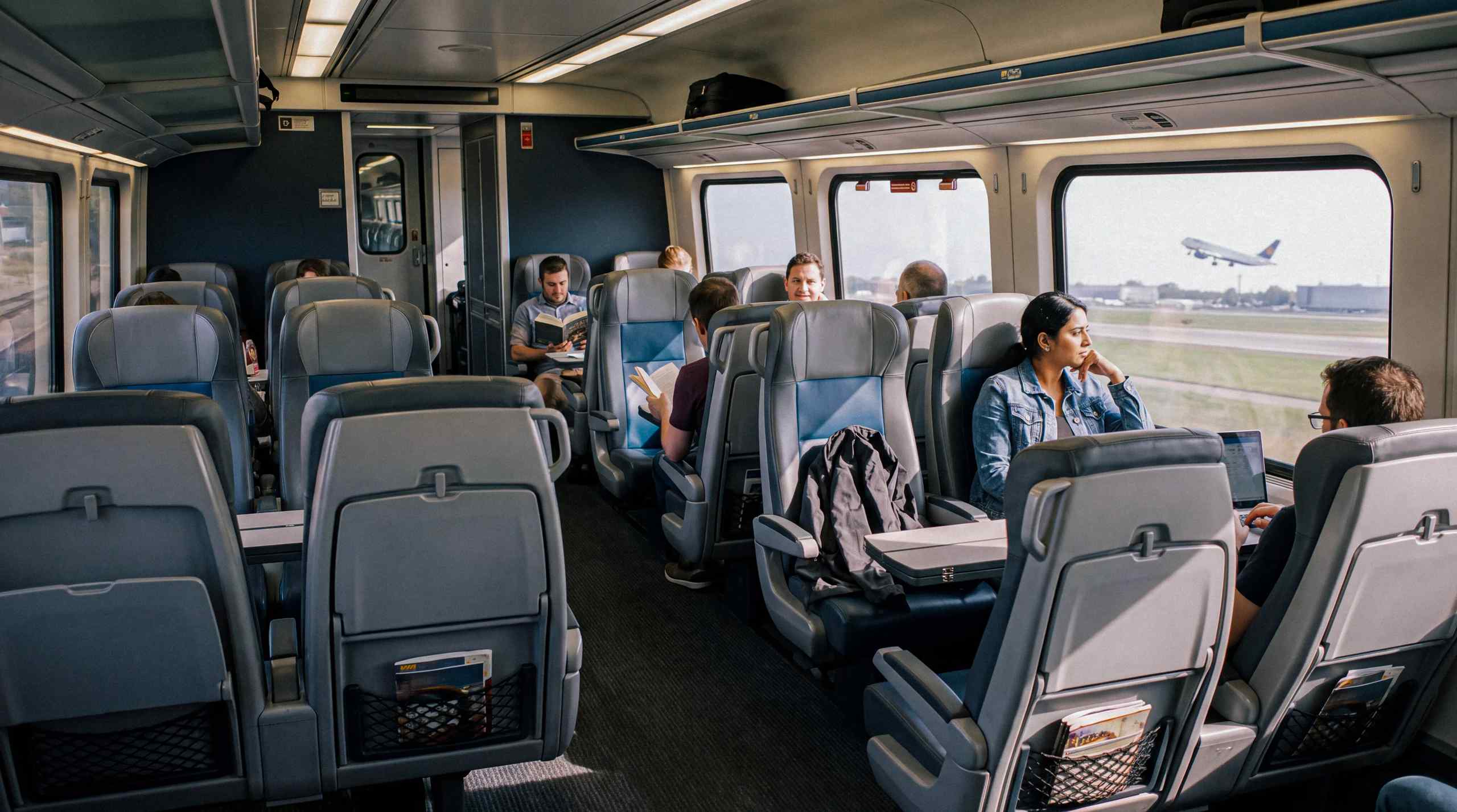 airport train interior